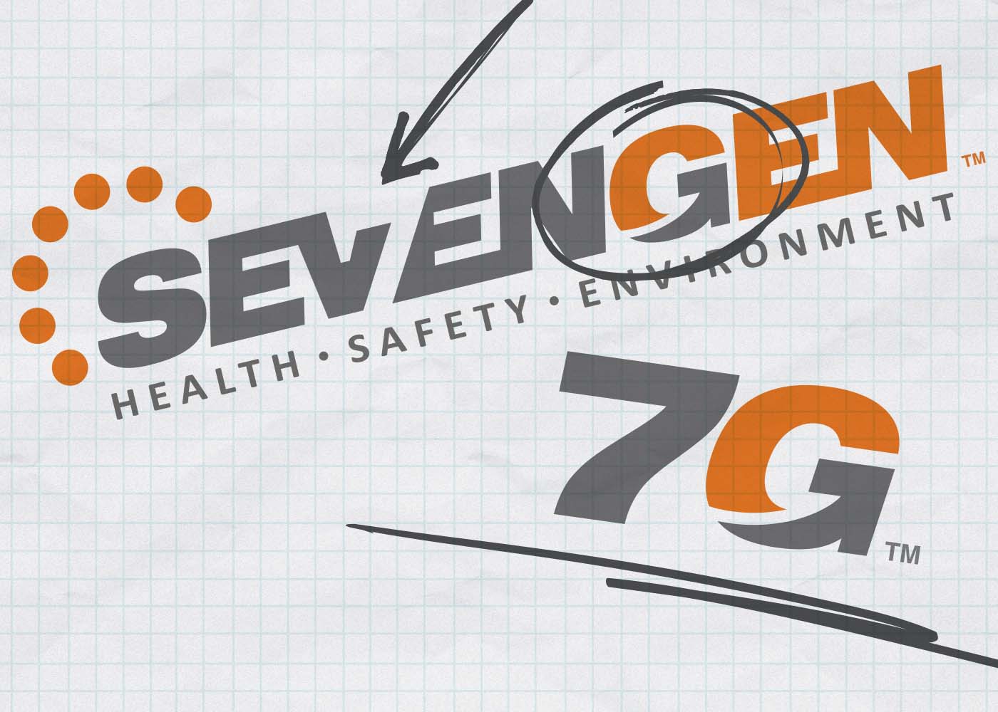 Graphic explaining the meaning of the SevenGen logo, illustrating its symbolism and design elements.